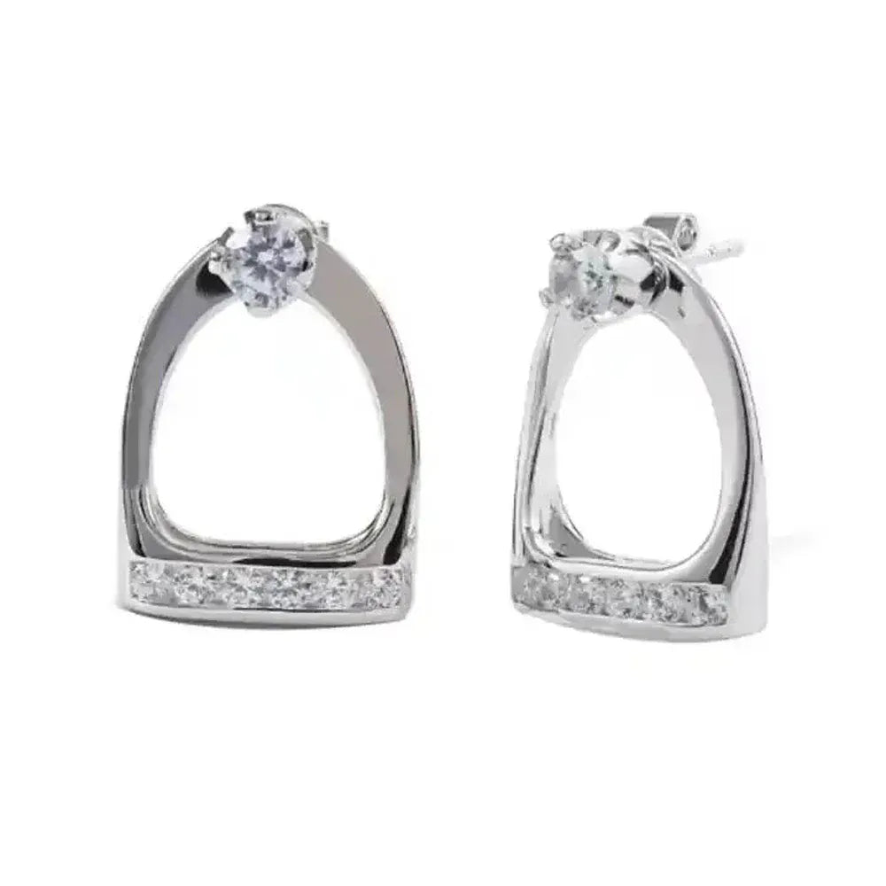Horse Bit Earrings in 925 Silver