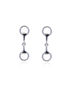 2025 Delicate 925 Sterling Silver Equestrian Stirrup Shape Stud Earring Bling 5A Cubic Zirconia CZ Horse Horseshoe Jewelry Silver