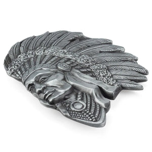 Bältesspänne cowboy indian hövding western stil för män