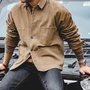 Beige jacka herr