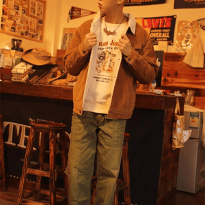 Corduroy jacka herr