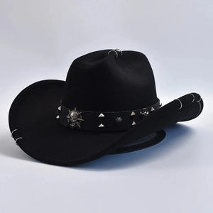 Cowboyhatt med dödskalle