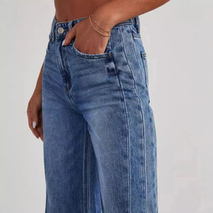 Cropped jeans dam