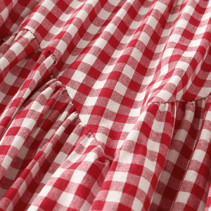 Gingham kjol