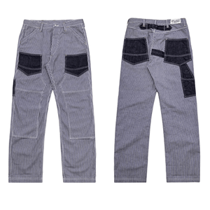 Hickoryrandiga jeans herr