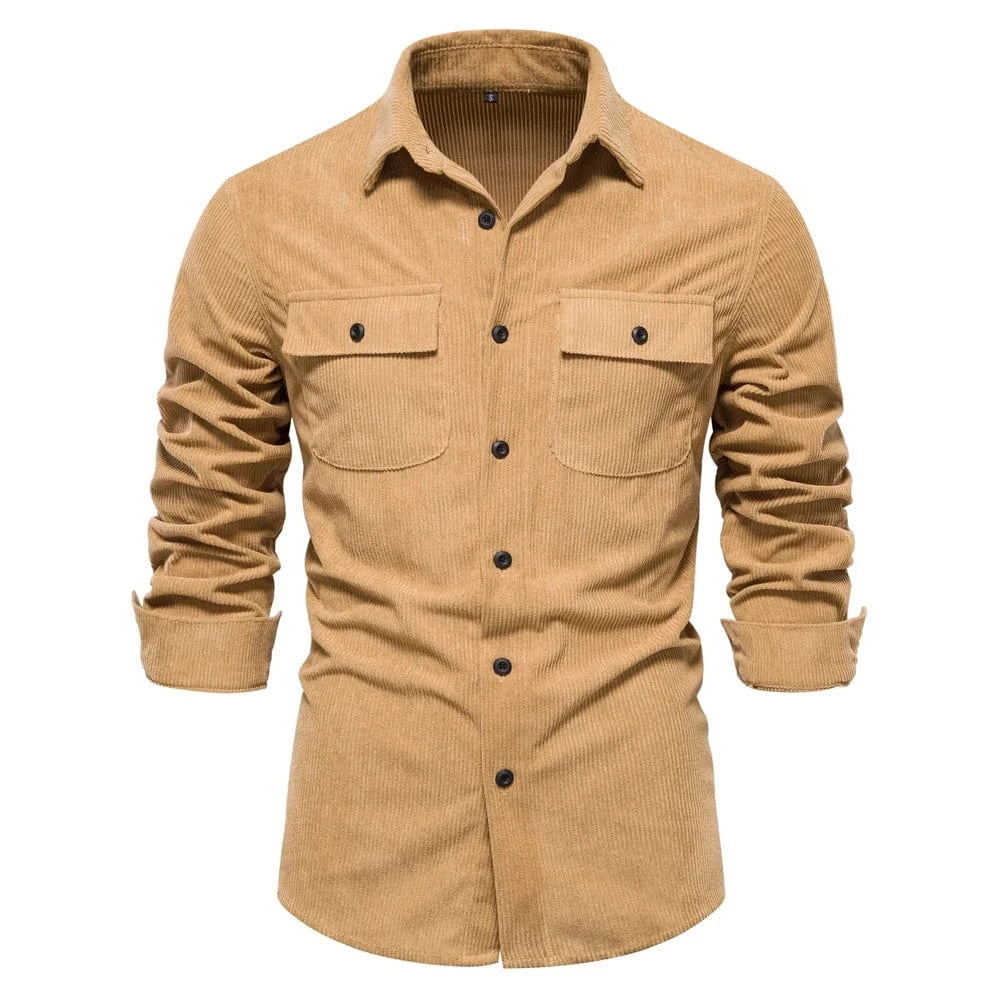Manchester skjorta herr Khaki / S