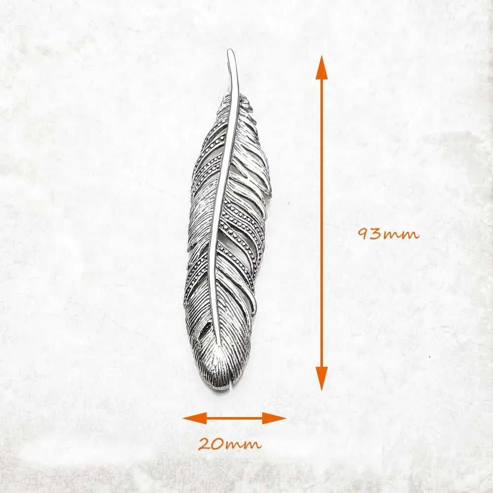 Silver Feather Pendant
