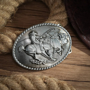 Rodeo Bältesspänne Cowboy Ryttare