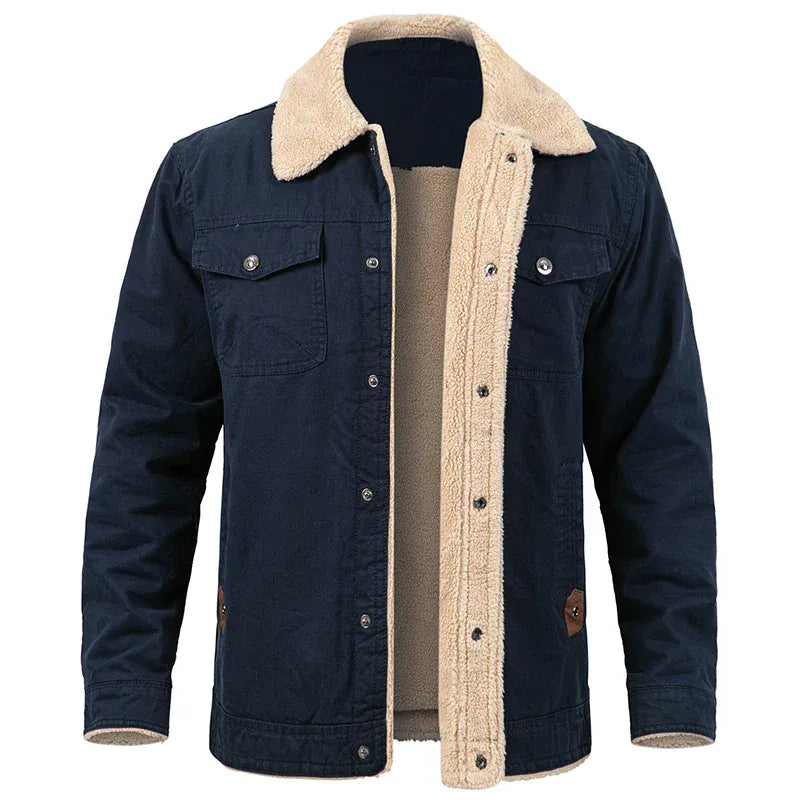 Sherpa jacka herr Marinblå / S