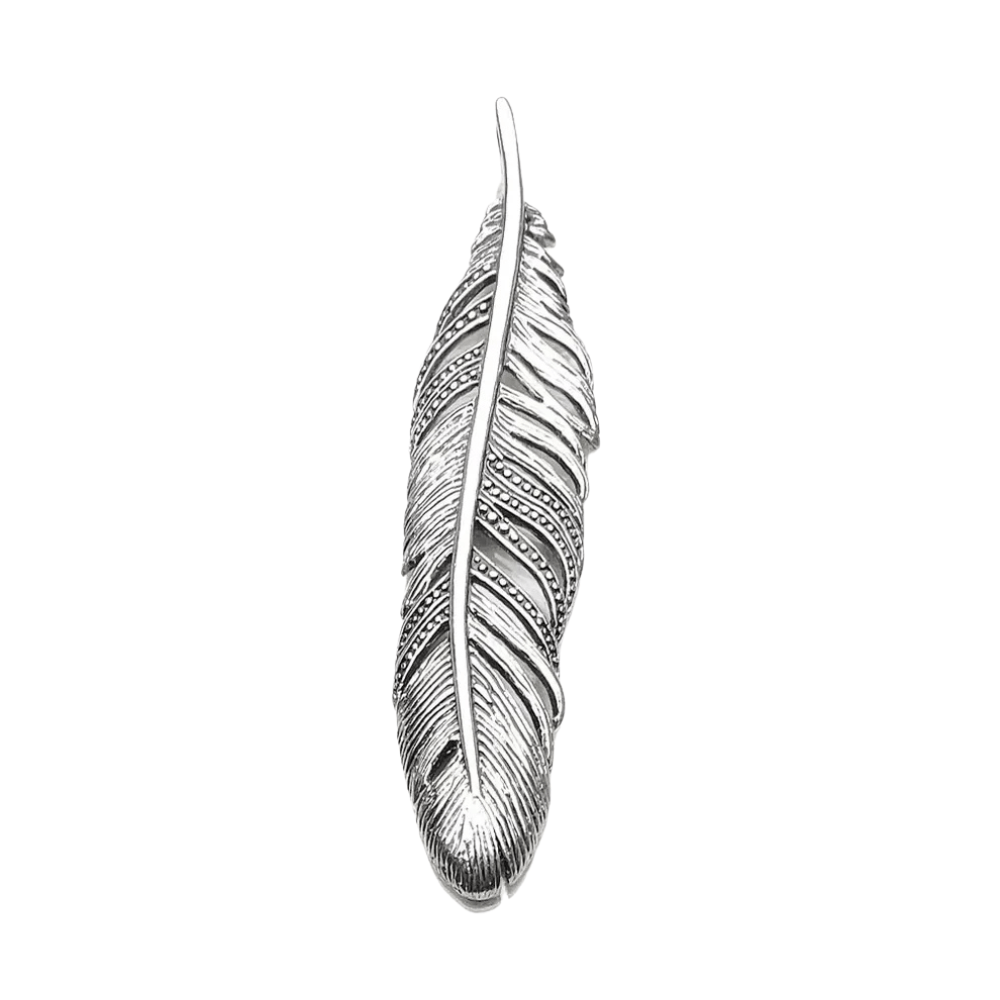 Silver Feather Pendant