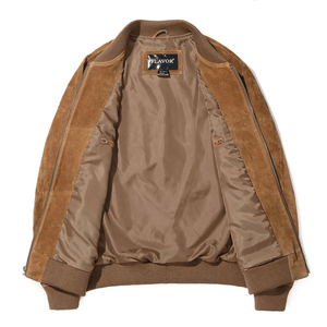 Suede jacka herr