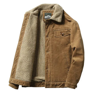 Varmfodrad jacka herr Brun / M