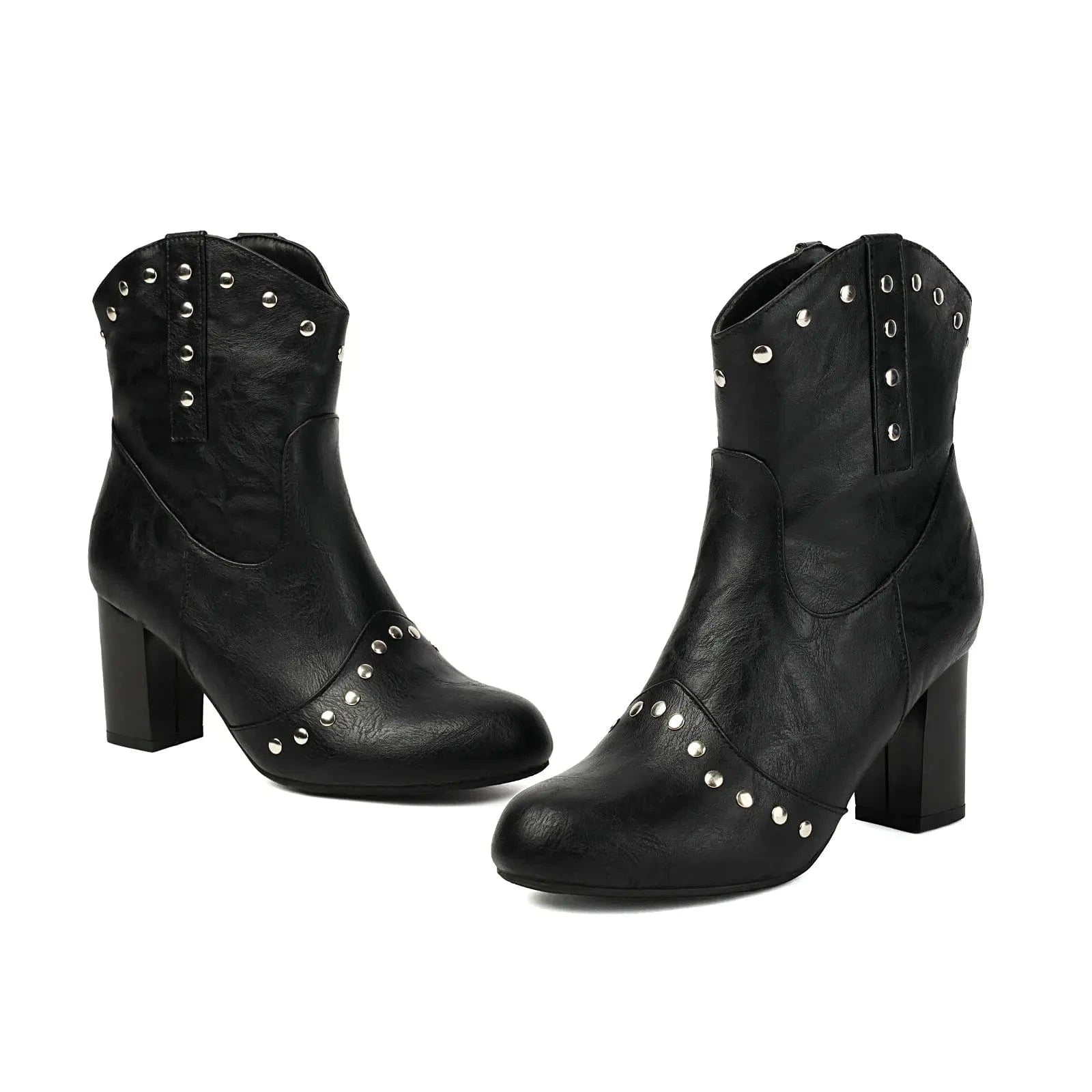 Cowgirl-Ankelboots med Nitar