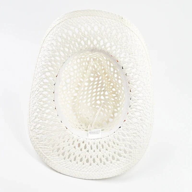 Bohemisk Halm Cowboyhatt