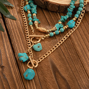Boho halsband med western-berlocker