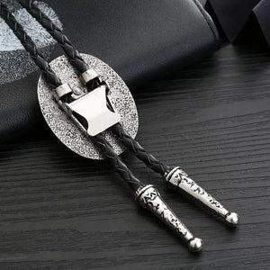 Bolo tie med äkta agatsten