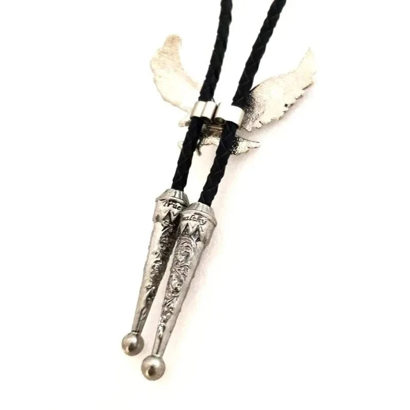 Bolo tie med örn i zinklegering
