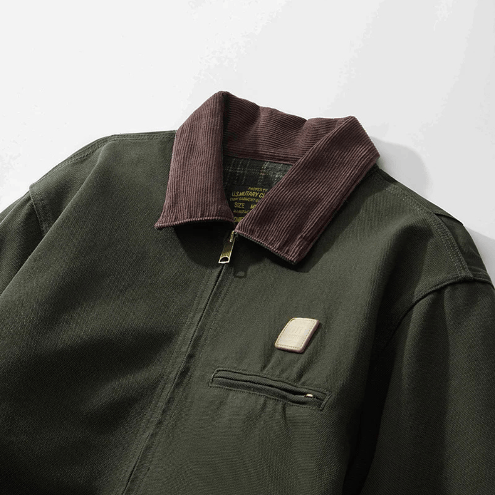 Bomull canvas jacka