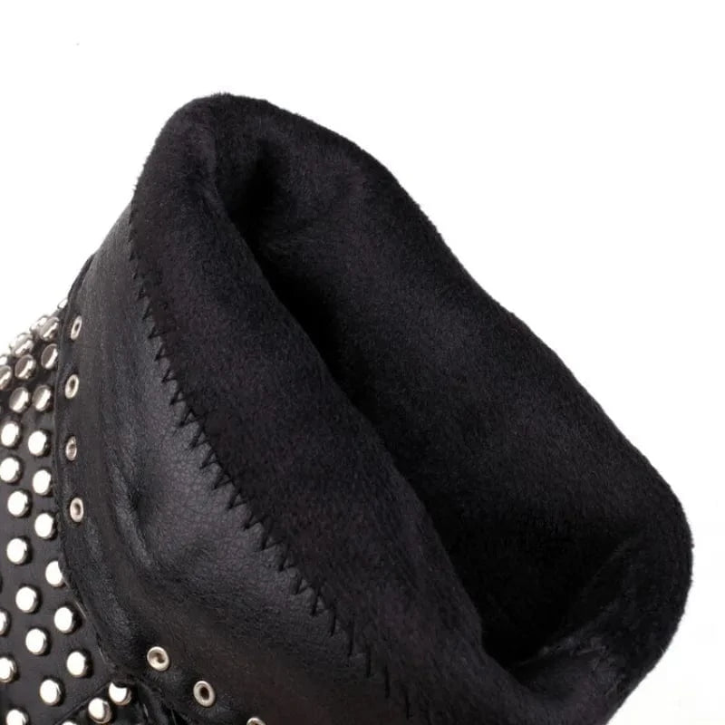 Låga Cowboyboots med Nitar för Dam