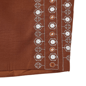 Broderad Väst Dam med Paljetter