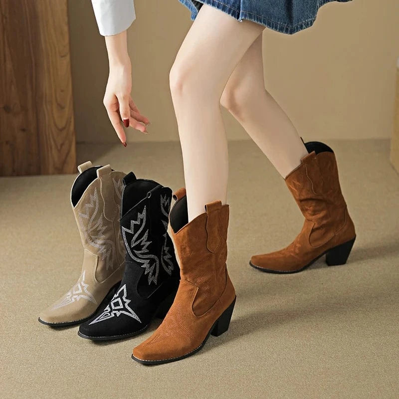 Cowboy boots mocka