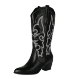 Cowboy boots skinnimitation Svart / 35