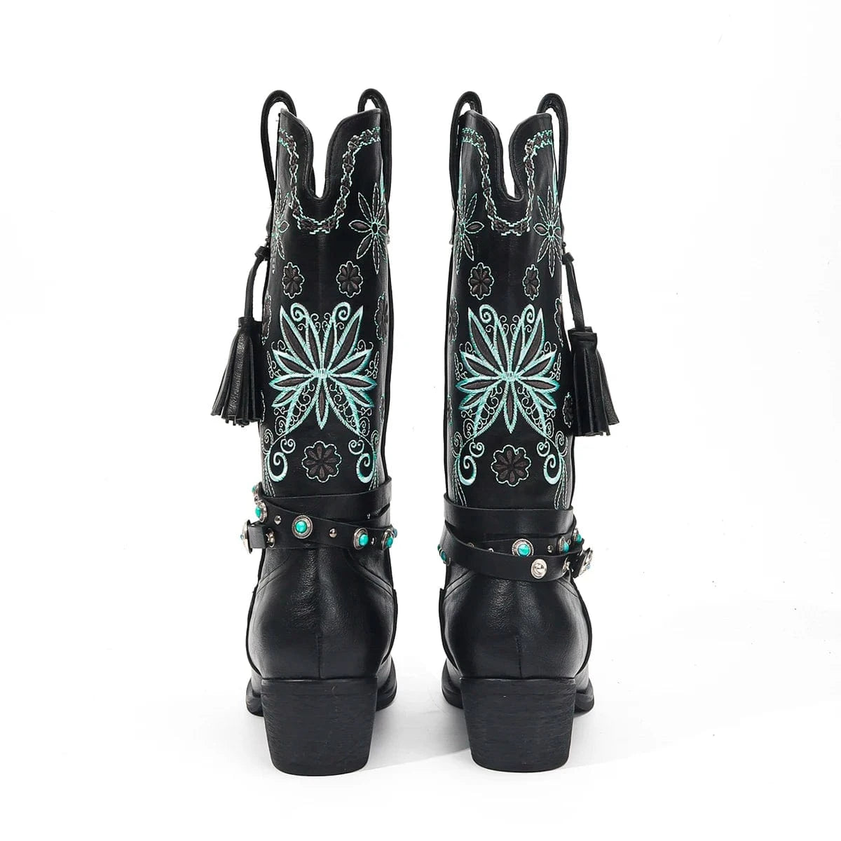 Cowboy skor svarta boots