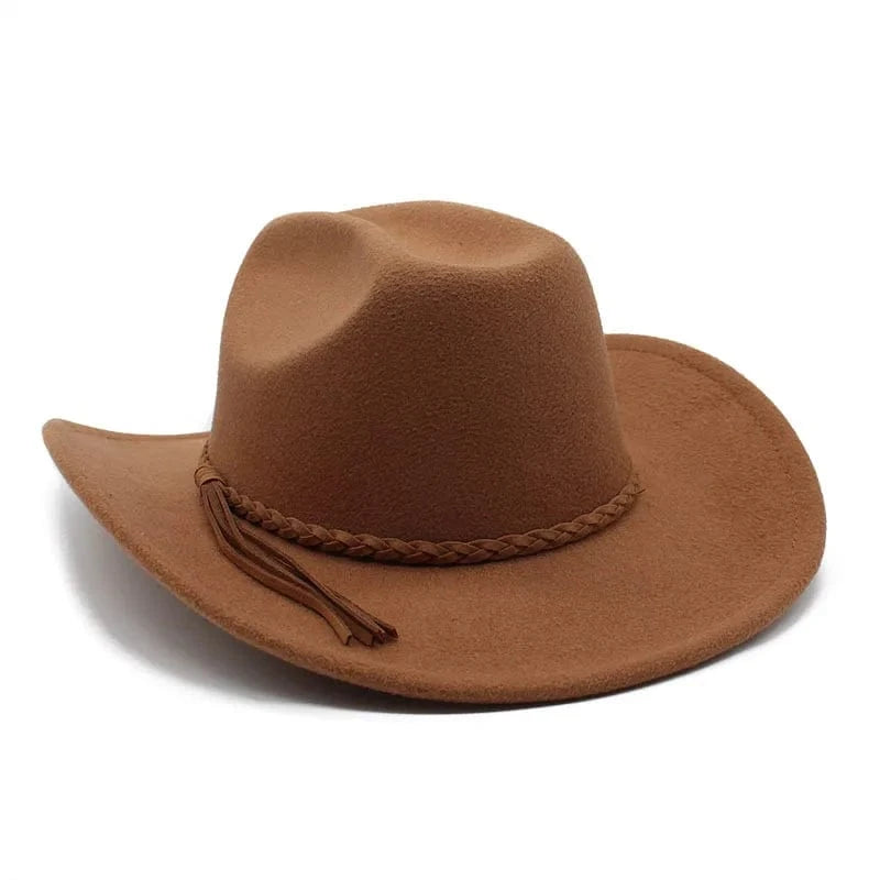Cowboyhatt Flätad Rem