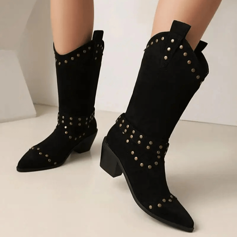 Cowgirl boots mocka