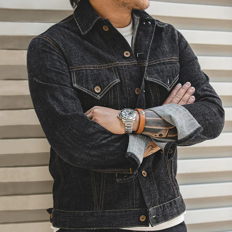 Denim jacka herr