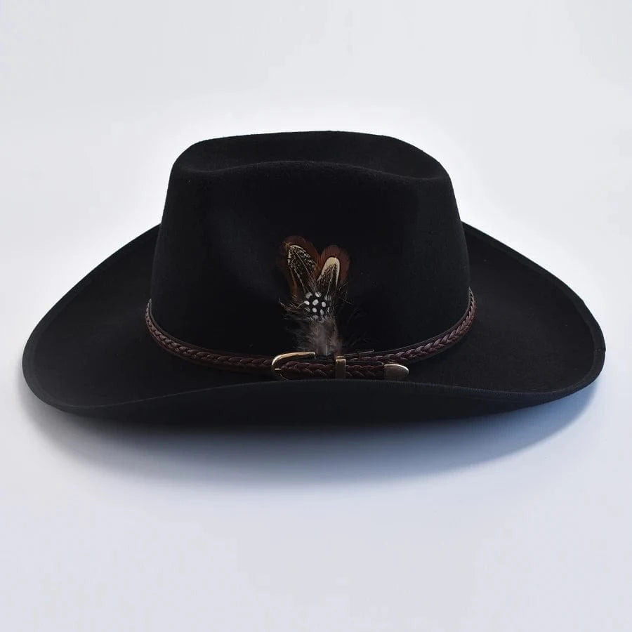 Elegant Cowboyhatt i Mjuk Filt
