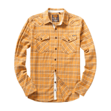Flanell skjorta herr Gul / M