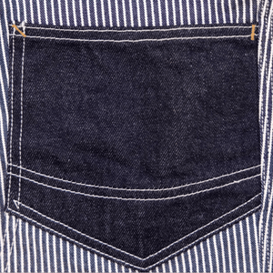 Hickoryrandiga jeans herr
