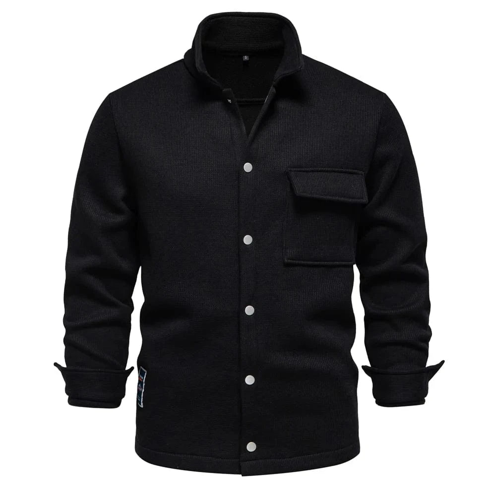 Jacka skjorta herr Svart / S