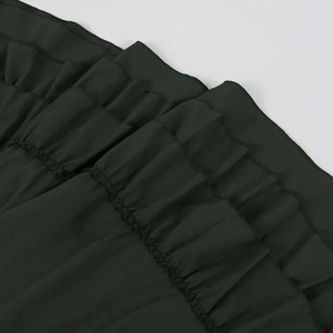 Lång kjol med volang
