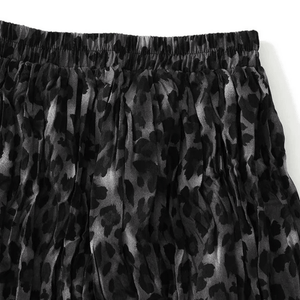Leopard kjol lång