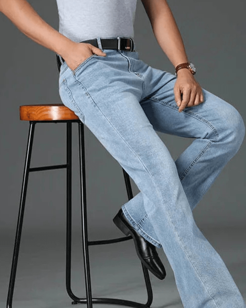 Ljusblå jeans herr