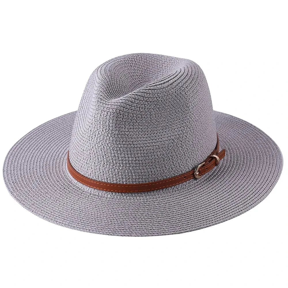 Panama cowboyhatt i strå Grå 2 / 59cm