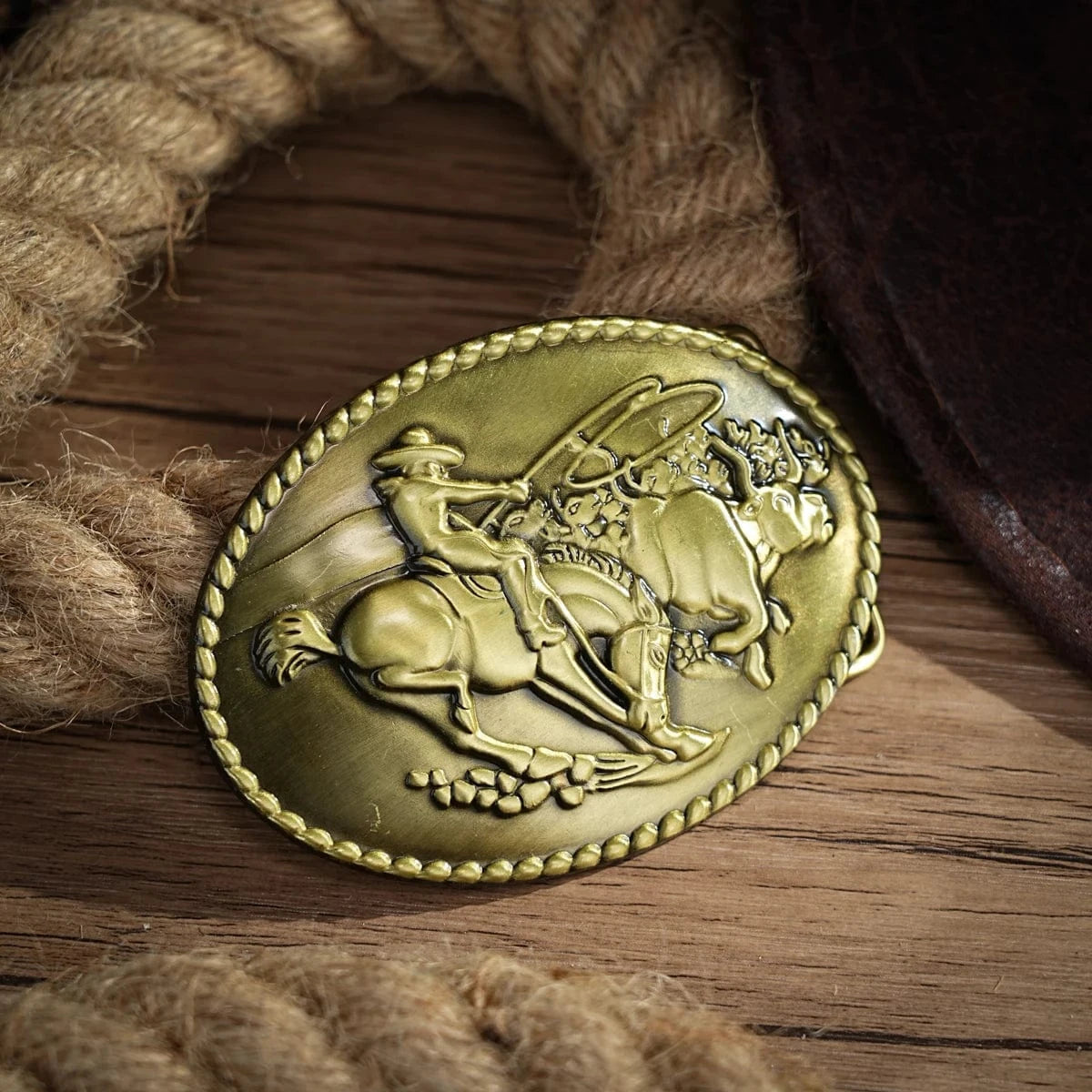 Rodeo Bältesspänne Cowboy Ryttare