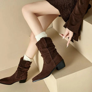 Slouchiga Cowboyboots i Mocka