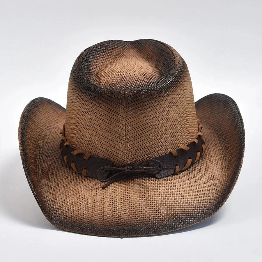 Strå westernhatt