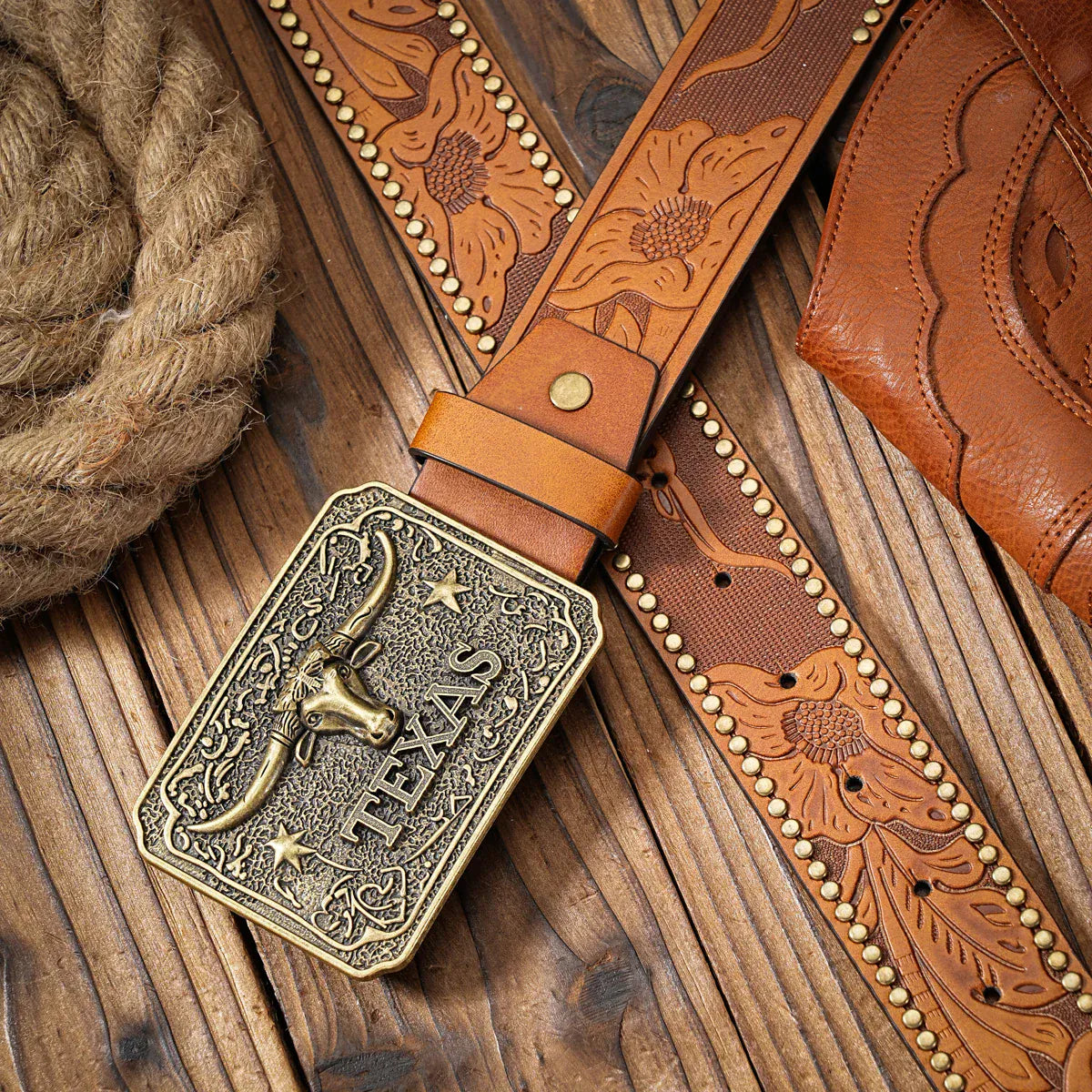 Texas Longhorn westernbälte