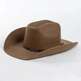 Ull Cowboyhatt klassisk Brun / One Size