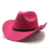 Westernhatt filt Fuchsia / 56-58cm
